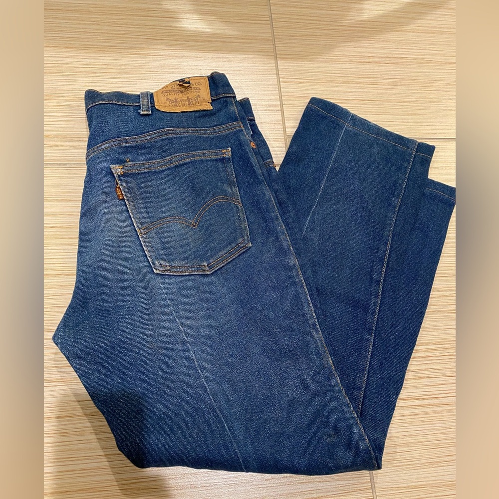 Early Vintage Levi's Men's Blue Jeans Black Tab Big E Era Rare